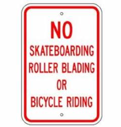 Standard Skateboard Sign